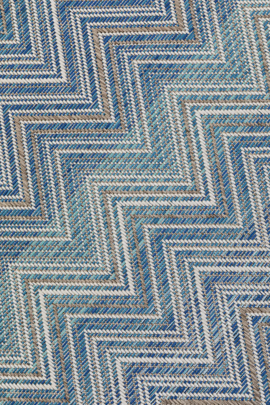 zigzag_blue_matto_ulkokyttn_sininen_xcm_2.webp Matot>KARE Design Zigzag Blue Matto Ulkokäyttöön, Sininen 160x230cm