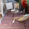 Matot>KARE Design Zigzag Red Matto Ulkokäyttöön, Punainen 160x230cm