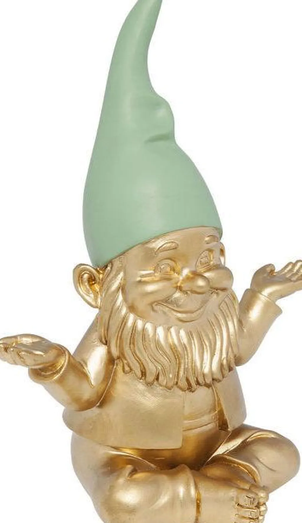 zwerg_meditation_tonttu__kulta_vihre_cm_0.webp Koriste-Esineet>KARE Design Zwerg Meditation Tonttu - Kulta, Vihreä 19cm